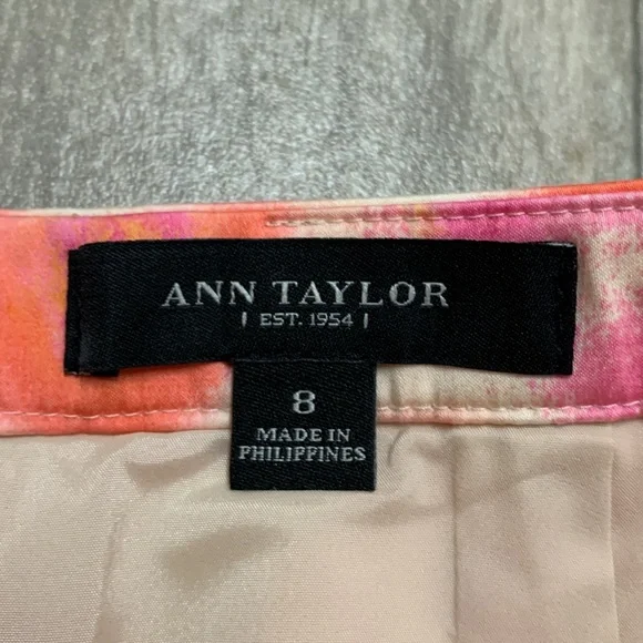 Womens Ann Taylor Dancing Blooms‎ Colorful Casual Pencil Skirt - Picture 6 of 9